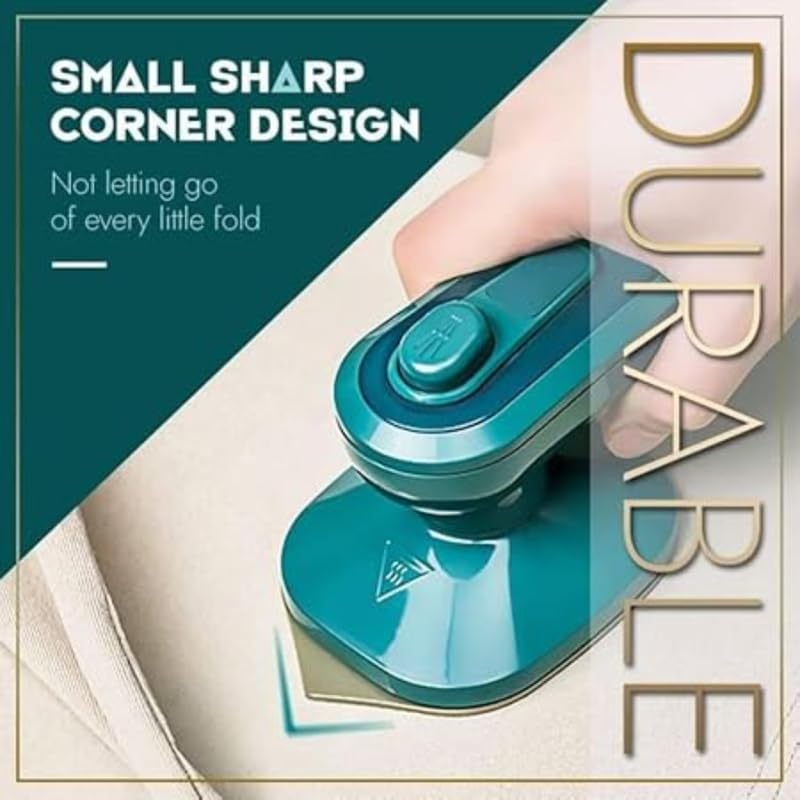 Micro Portable Steam Iron | Mini Ironing Machine for Clothes | Supports Dry and Wet Ironing | Garment Steamer for Home & Travel - Perfect for Gifting GenzVybs